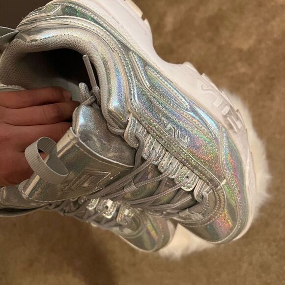 Fila holographic shoes y2k size 9 - Picture 5 of 9